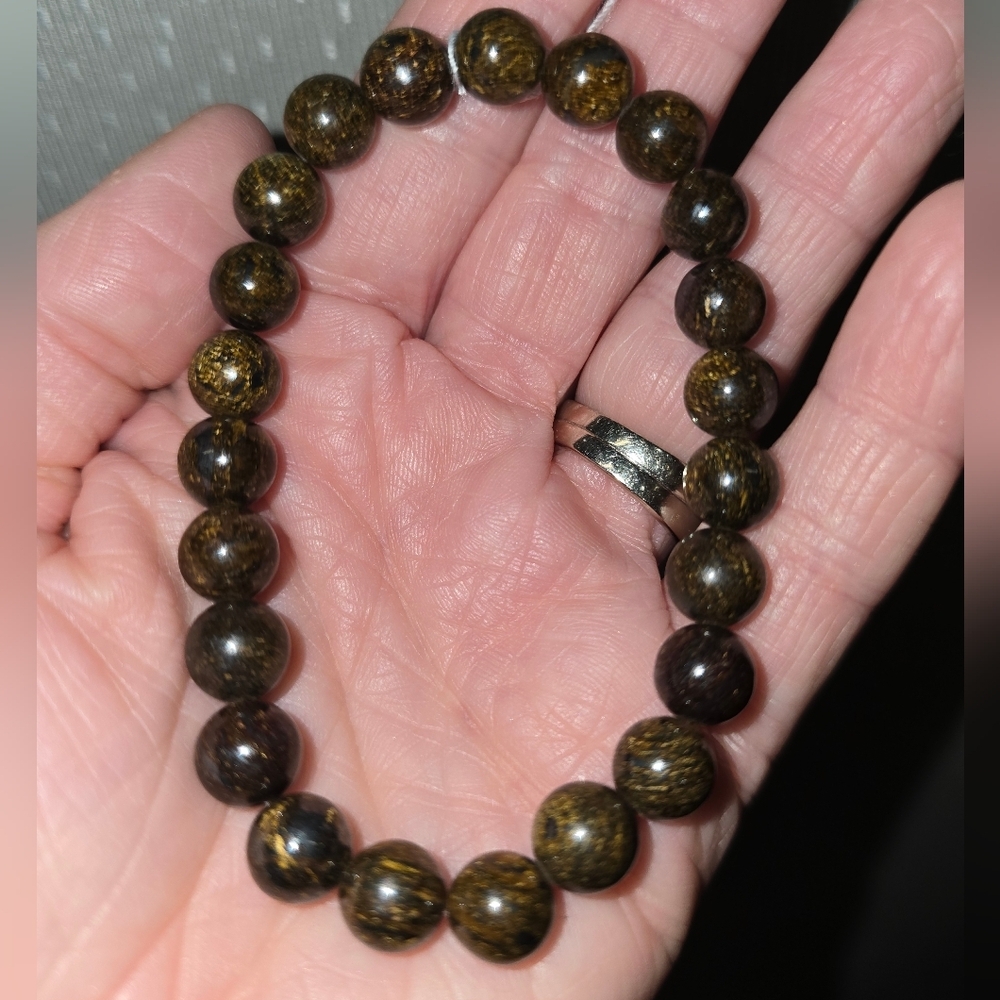 8mm Bronzite Jasper Bracelet